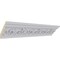 Ekena Millwork 3 1/4"H x 3 1/4"P x 4 3/4"F x 94 1/2"L, (5 7/8" Repeat) Fleur De Lis Crown Moulding MLD03X03X05FL - alternate 4